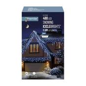 Outdoor Icicle Lights - LED Snowing with timer - White