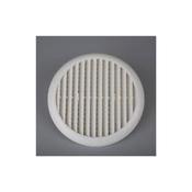 Push In Vent - Louvre Round - White