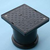 Radon Easy Cap Link Straight for 4" pipe (110mm pipe)