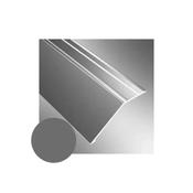Floor Cover Strips - Chrome, 15mm x 9ft, Ramp Edge Screw Down