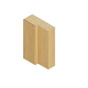 Rebated Door Frame - Prefinished Oak - 100mm