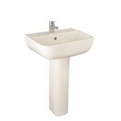 Series 600 Bathroom Sink &amp; Pedestal - Sink + Full Pedestal image