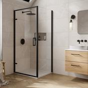 Merlyn 6 Series Sleek Side Panel - Black, 760mm
