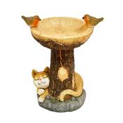 Sleeping Cat Bird Feeder image