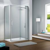 Slimline Capella Slider Shower Door - 1000mm image