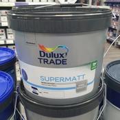 Supermatt Trade Dulux Brilliant White 10 Litres image