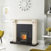 Tara Fireplace Package Deal – 54” Fireplace, Hearth &amp; Insert Stove image