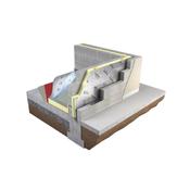 Unilin Cavity Wall Insulation 60mm T&amp;G PIR | XT/CW Thin-R Board image
