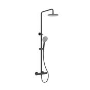 Strata Thermostatic showers-Matt Black-Round image