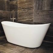 Vana Double Ended Free Standing Bath - Gloss White image