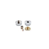 Chrome Round Shower Valve Fixing Kit