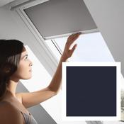 VELUX Blackout Roller Blinds - Manual - 66x118cm (FK06), Dark Blue (1100) image
