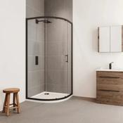 Verve 1 Door Quadrant from Flair - Black, 1000mm
