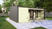 Barn Style Armagh A2 Log Cabin 5.9m x 5.3m - Log Cabins &amp; Homes -MyCabin.ie