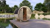 Barrel Sauna XS (2m) - Log Cabins &amp; Homes -MyCabin.ie image