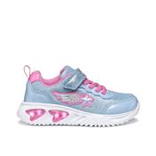 Geox Assister Girls Runner - Sky/Pink