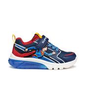 Geox Ciberdron Superman Boys Light Up Runner - Blue/Red