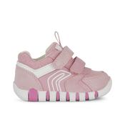 Geox Iupidoo Girls Runner - Rose / White