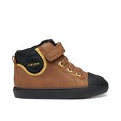 Geox Gisli Boys Hightop Boot - Tan/Black image