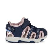 Geox Multy Girls Sandal- Navy/Lt Pink image