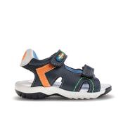 Pablosky Plus Mediterraneo Open Boys Sandal - Navy/Orange image
