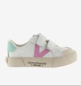 Victoria Tribu Straps Faux Leather Girls Runner - Petal Pink image