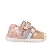 Biomecanics Metallic Girls Double Velcro Toddler Runner - Gold image