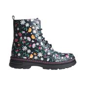 Pablosky Girls Boots - Black/Floral