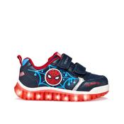 Geox Lightyloo Spiderman Boys Runner - Navy/Azure