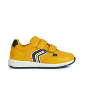 Geox Alben Boys Runner - Ochre yellow / Navy
