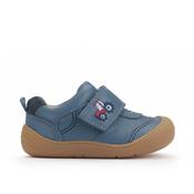 Start Rite Harvest Boys Leather Shoes - Denim Blue image