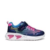 Geox Assister Girls Runner - Blue/Mulitcolour