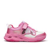 Clark's Gleam Fly K Girls Light Up Runners - Pink image