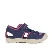 Geox Vaniett Girls Sandal - Navy / Fuschia image
