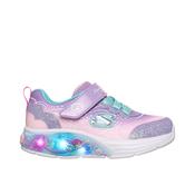 Skechers My Dreamers Lil Mermaid Girls Runners - Lavendar/Multi image
