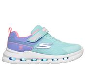 Skechers GlideStep Lights Girls Runners - Aqua