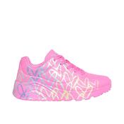 Skechers Uno LiteMetallic Joy Girls Runners - Hot Pink image