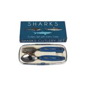 Children's cutlery set - Sharks image