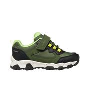 Geox Magnetar Boys Waterproof Runner - Military/ Green
