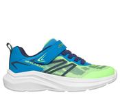 Skechers Microspec Velocity Boys Runners - Lime/Blue