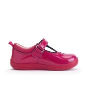 Start Rite Girls Puzzle Shoes- Cherry Red Patent Leather image