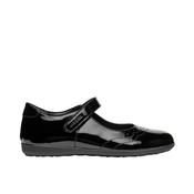 Geox Iberide Girls Patent School Shoe - Black