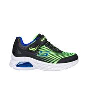 Skechers Microspec Max II Boys Runner - Black/Blue/Lime image
