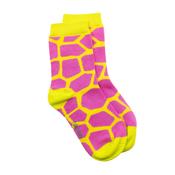 Polly &amp; Andy Bamboo Seamless Socks - Giraffe Pink image