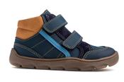 Pablosky Zero Barefoot Nobuck-Tech Waterproof Boys Boot - Navy image