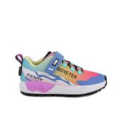 Primigi Storm GTX Girls Waterproof Runner - Sky Blue/Fuchsia image