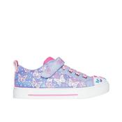Skechers Twinkle Toes Sparks Older Girls Runner- Lavendar/Multi image