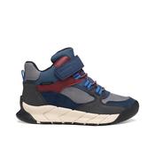 Geox Flexyper Boys Waterproof Boot - Navy/Bordeaux image