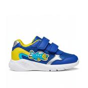 Geox Sprintye Aeroplane Baby Boys Runner - Royal/Yellow image
