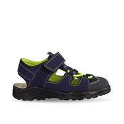Ricosta Gerry Boys Sandal - Navy / Neon Green image